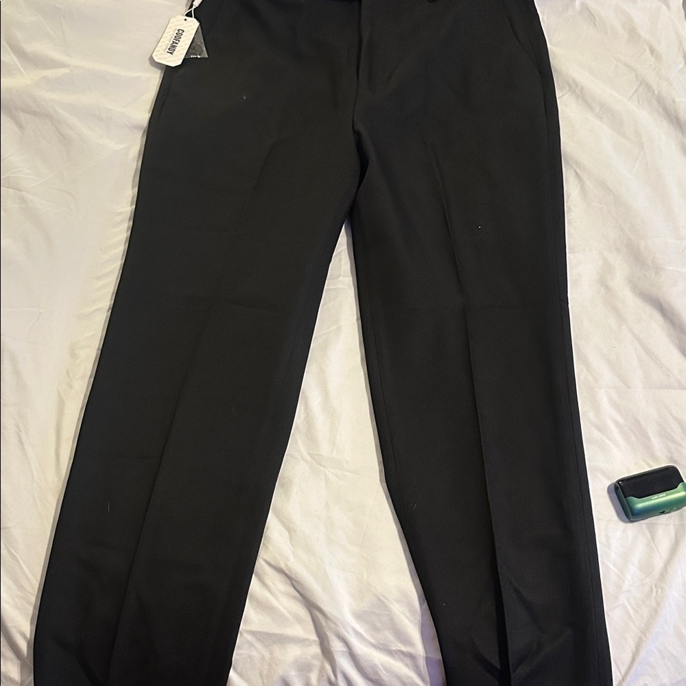 Classic Black Men's Dress Pants